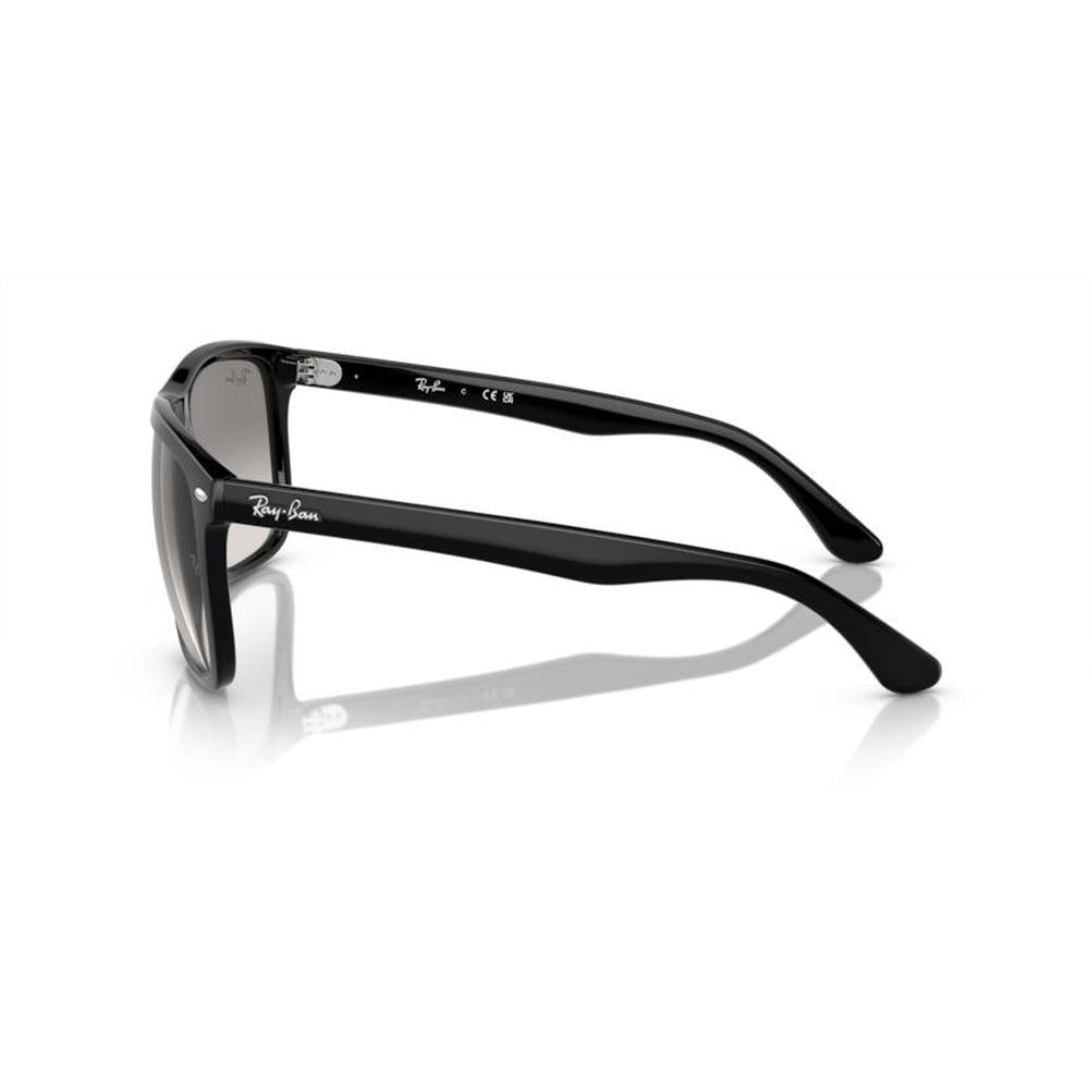 Ray-Ban RB4547 Wayfarer Sunglasses in Light Grey Black, angle view