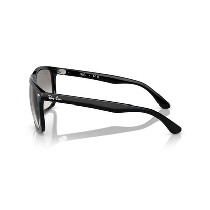 Ray-Ban RB4547 Wayfarer Sunglasses in Light Grey Black, angle view