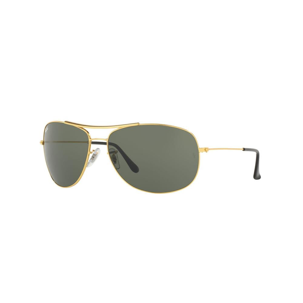 Ray-Ban RB3412 Sunglasses in Green Classic/Gold, angle view