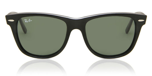 Ray-Ban RB2140 Wayfarer Sunglasses in Green / Black, front view