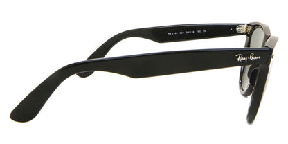 Ray-Ban RB2140 Wayfarer Sunglasses in Green / Black, angle view