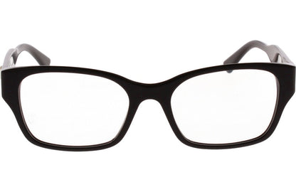 Cartier CT0316O Rectangle Eyeglasses in Demo Lenses With Shiny Black Frame, front view
