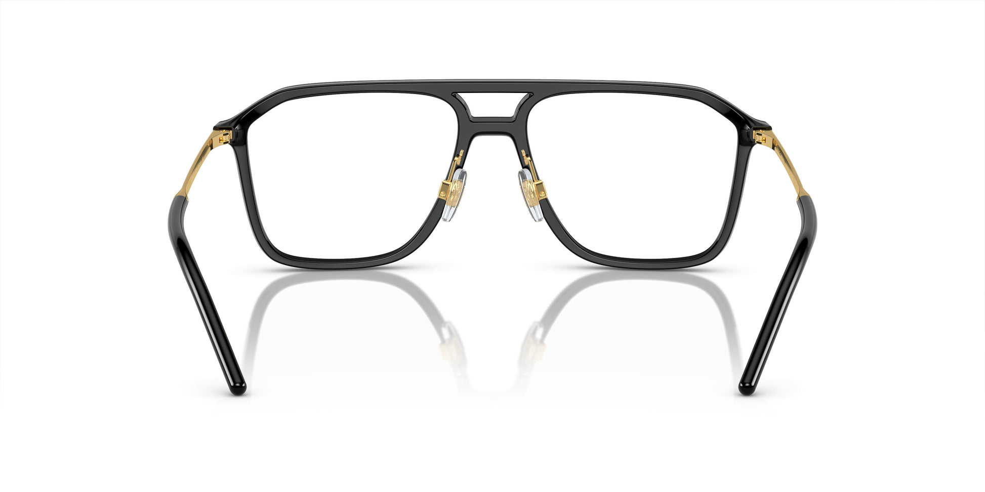 Dolce & Gabbana 5107 Pilot Eyeglasses in Black, side view