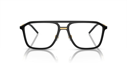Dolce & Gabbana 5107 Pilot Eyeglasses in Black, detail view