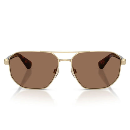 Burberry BE3166 Square Sunglasses in Grey Lenses With Tortoise (Havana) Frame, angle view