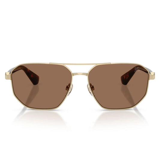 Burberry BE3166 Square Sunglasses in Grey Lenses With Tortoise (Havana) Frame, angle view