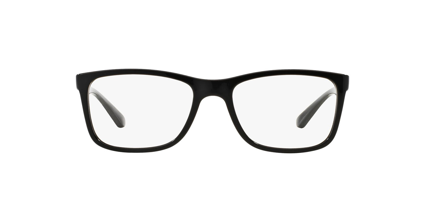 Ray-Ban RX7027I Square Eyeglasses in Black, angle view