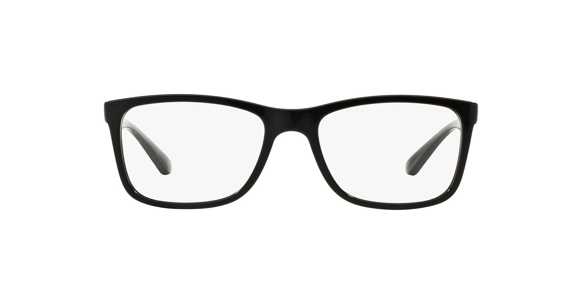 Ray-Ban RX7027I Square Eyeglasses in Black, angle view