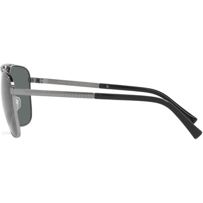 Versace VE2238S Pilot Sunglasses in Grey / Gunmetal, angle view