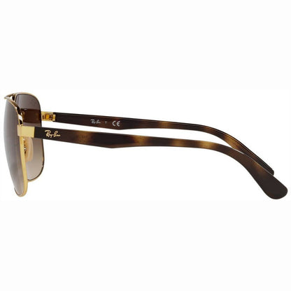 Ray-Ban RB3678I Sunglasses in Brown Gold, angle view