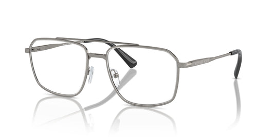Michael Kors MK3084 Pilot Eyeglasses in Clear Gunmetal, front view