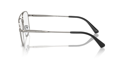 Michael Kors MK3084 Pilot Eyeglasses in Clear Gunmetal, side view