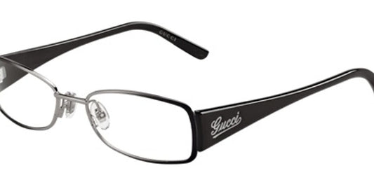 Gucci GG2826 Rectangle Eyeglasses in Black, front view
