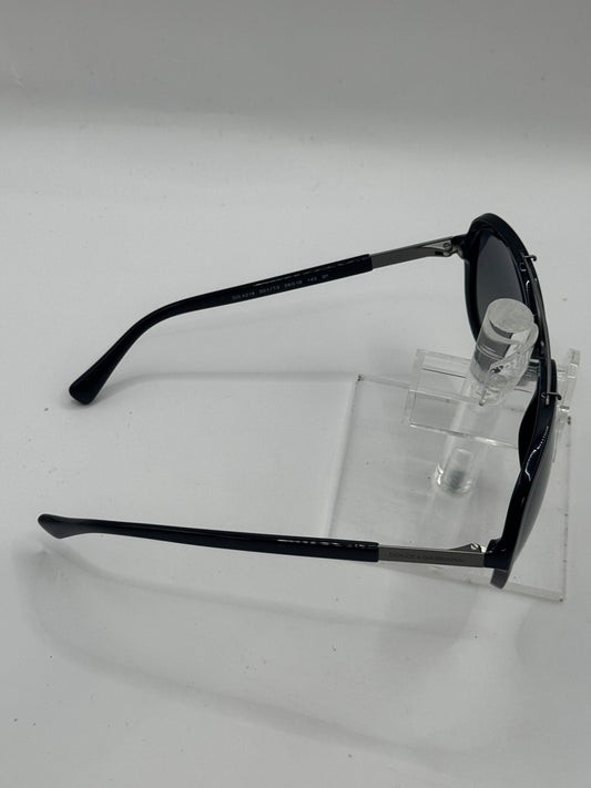 Dolce & Gabbana DG4218S Pilot Sunglasses in Grey Gradient / Black, side view