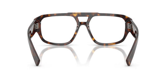 Dolce & Gabbana DG3406 Pilot Eyeglasses in Havana / Tortoise, side view