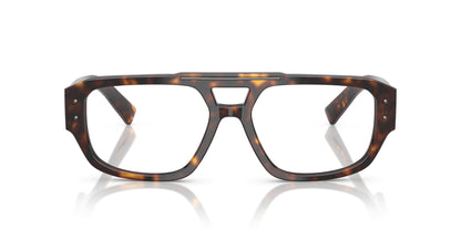 Dolce & Gabbana DG3406 Pilot Eyeglasses in Havana / Tortoise, back view