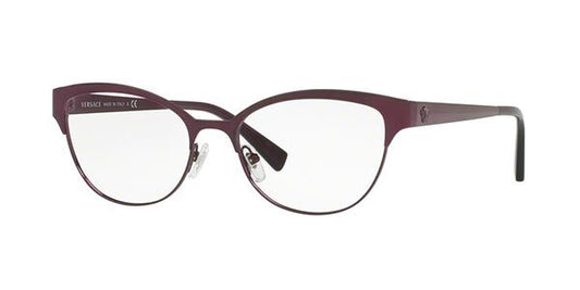 Versace VE1240 Cat Eye Eyeglasses in Red, front view