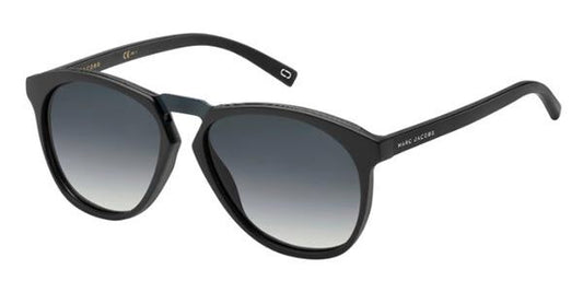 Marc Jacobs MARC108/S Oval Sunglasses in Grey Black, front view