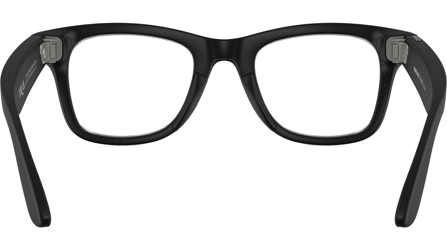 Rayban RW4012 in Clear Lenses With Matte Black Frame