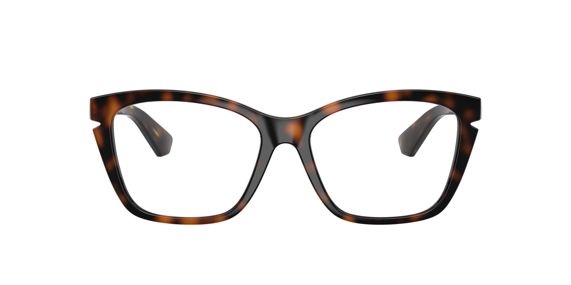 Burberry BE2427U Cat Eye Eyeglasses in Demo Lenses With Dark Havana Frame, front view