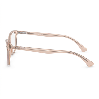 Ray-Ban RX5420I Square Eyeglasses in Clear / Transparent Light Brown, side view
