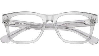Burberry BE2445 Square Eyeglasses in Demo Lenses With Grey Frame, back view