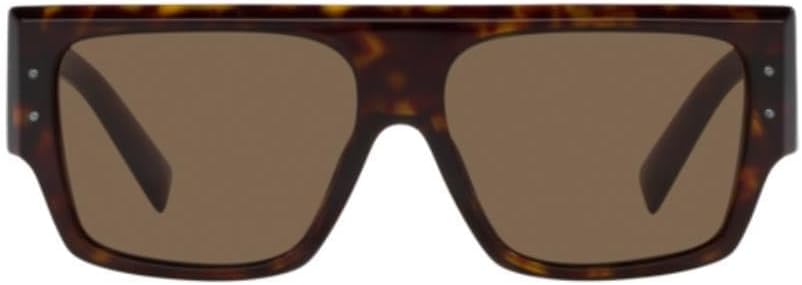 Dolce & Gabbana DG4459S Square Sunglasses in Dark Brown / Dark Tortoise, side view