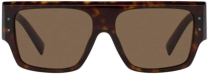 Dolce & Gabbana DG4459S Square Sunglasses in Dark Brown / Dark Tortoise, side view