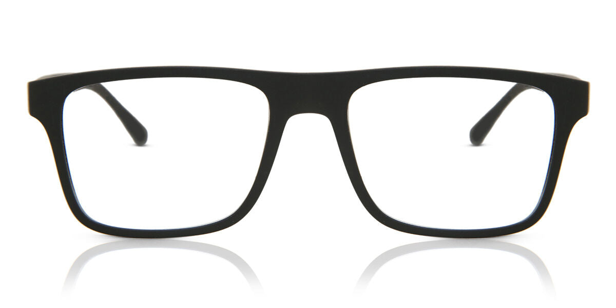 Emporio Armani EA4115 Square Eyeglasses in Black (5801/1W), side view