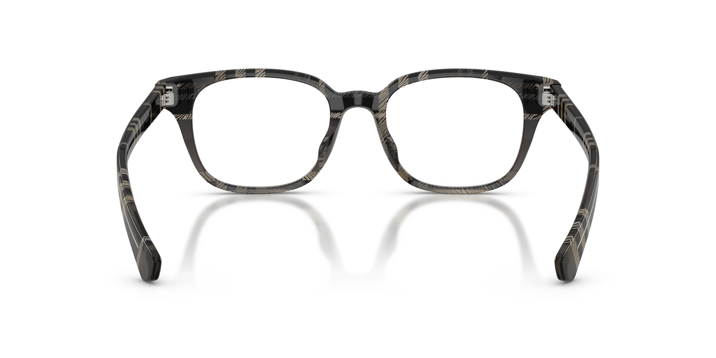 Burberry BE2462 Square Eyeglasses in Check Gradient Grey Frame, back view