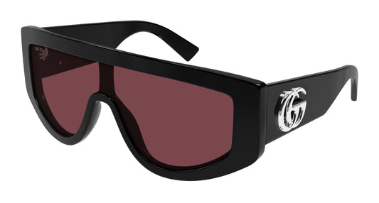 Gucci GG1950S Geometric Sunglasses in Red / Black, front view
