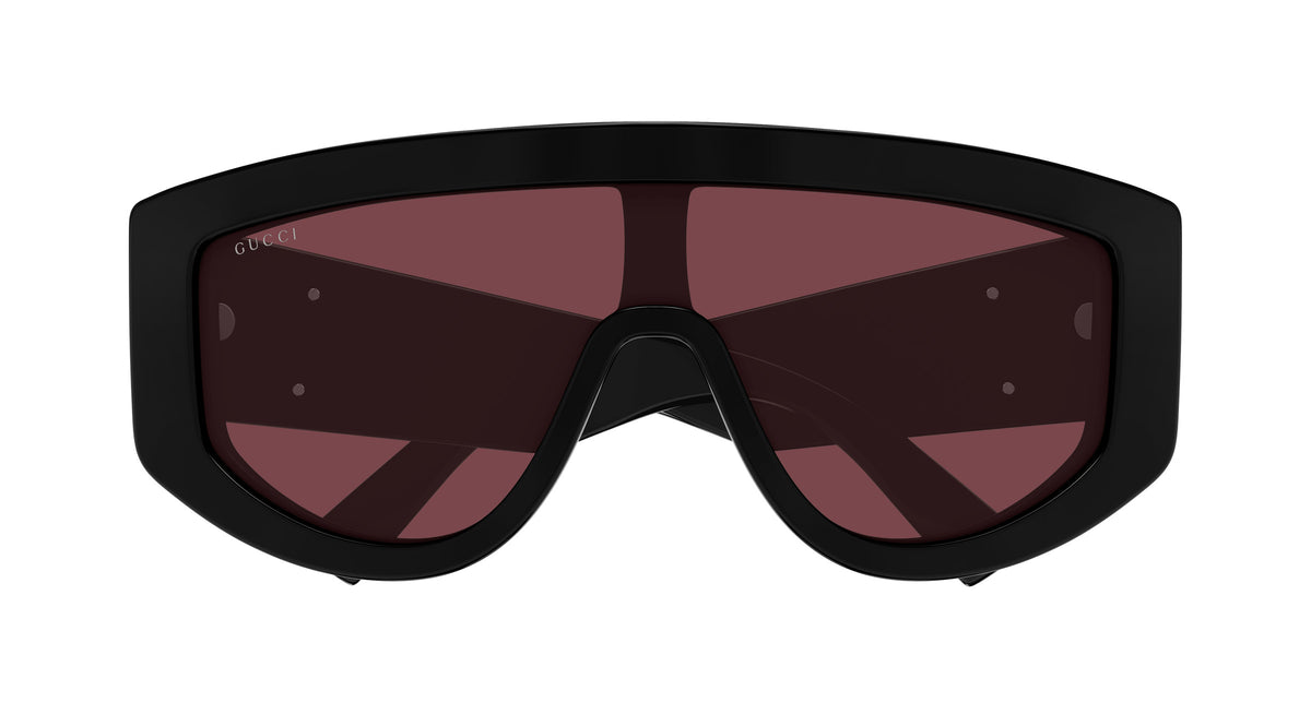 Gucci GG1950S Geometric Sunglasses in Red / Black, side view