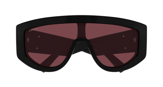Gucci GG1950S Geometric Sunglasses in Red / Black, side view