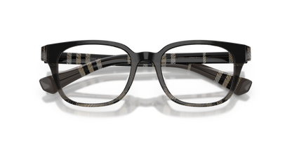 Burberry BE2462 Square Eyeglasses in Check Gradient Grey Frame, detail view