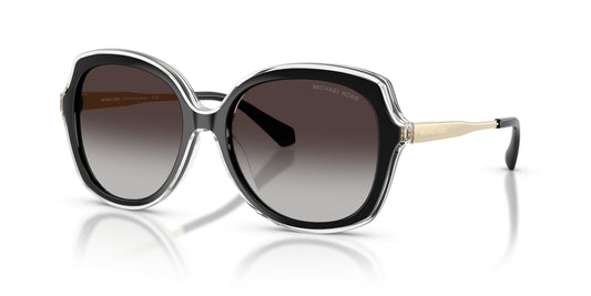 Michael Kors MK2273U/S Square Sunglasses in Light Grey/Black, front view