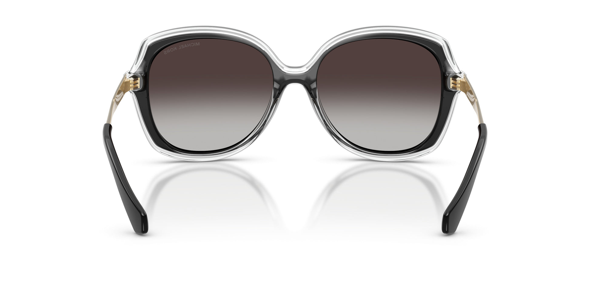 Michael Kors MK2273U/S Square Sunglasses in Light Grey/Black, angle view