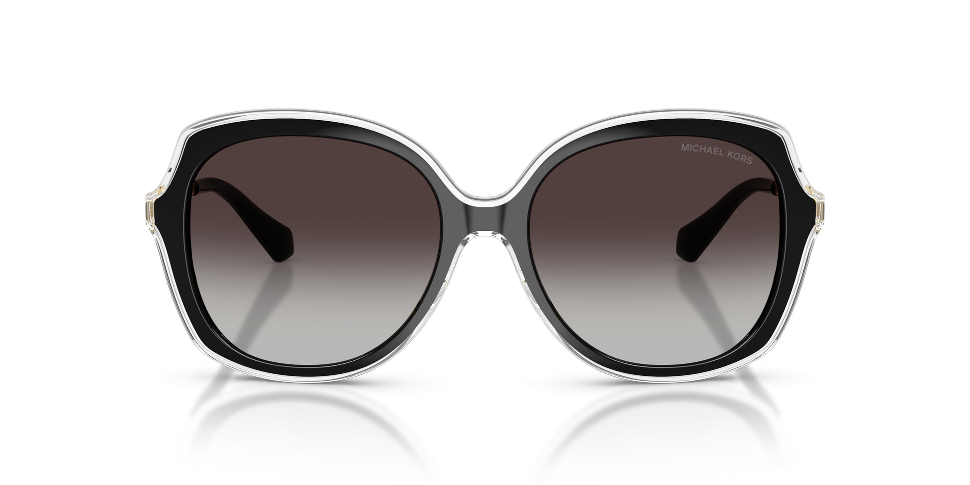 Michael Kors MK2273U/S Square Sunglasses in Light Grey/Black, back view