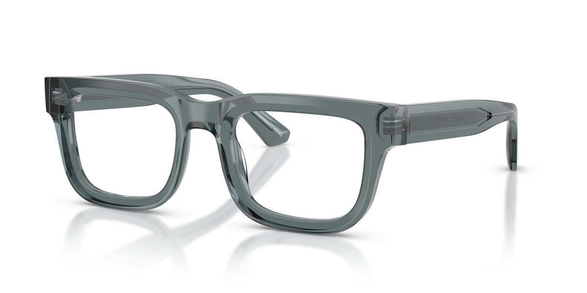 Emporio Armani EA3279 Square Eyeglasses in Grey, front view