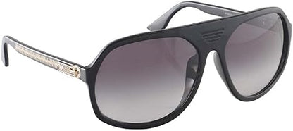 Emporio Armani EA9693/S Aviator Sunglasses in Gray Gradient / Shiny Black, front view