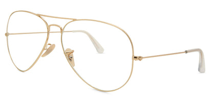 Ray-Ban RB3025 Aviator Sunglasses in Clear To Grey Photochromic/Shiny Gold, side view