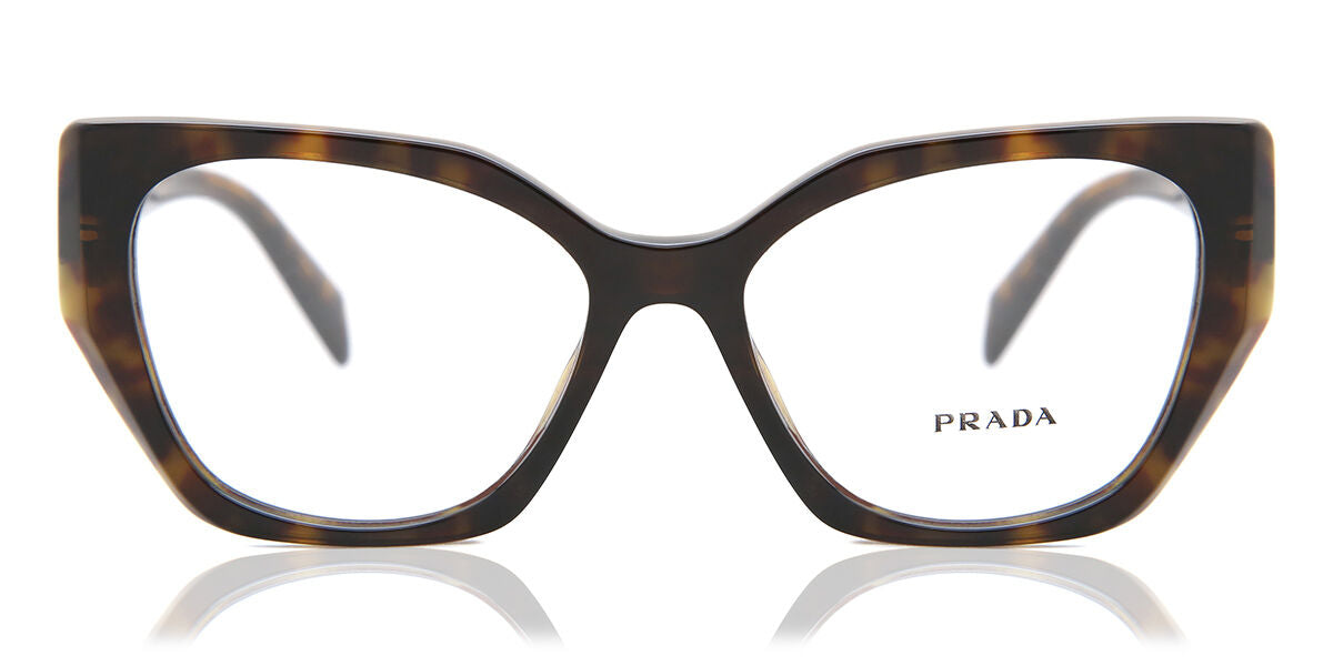 Prada PR18WV Cat Eye Eyeglasses in Tortoiseshell, front view