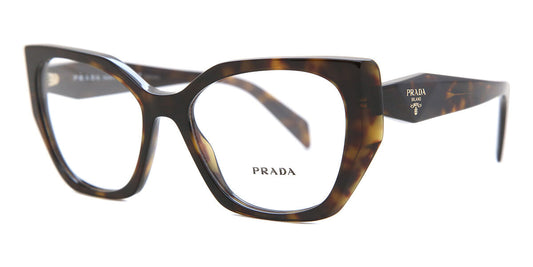 Prada PR18WV Cat Eye Eyeglasses in Tortoiseshell, side view