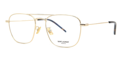 Saint Laurent SL309O Pilot Eyeglasses in Clear / Gold, side view