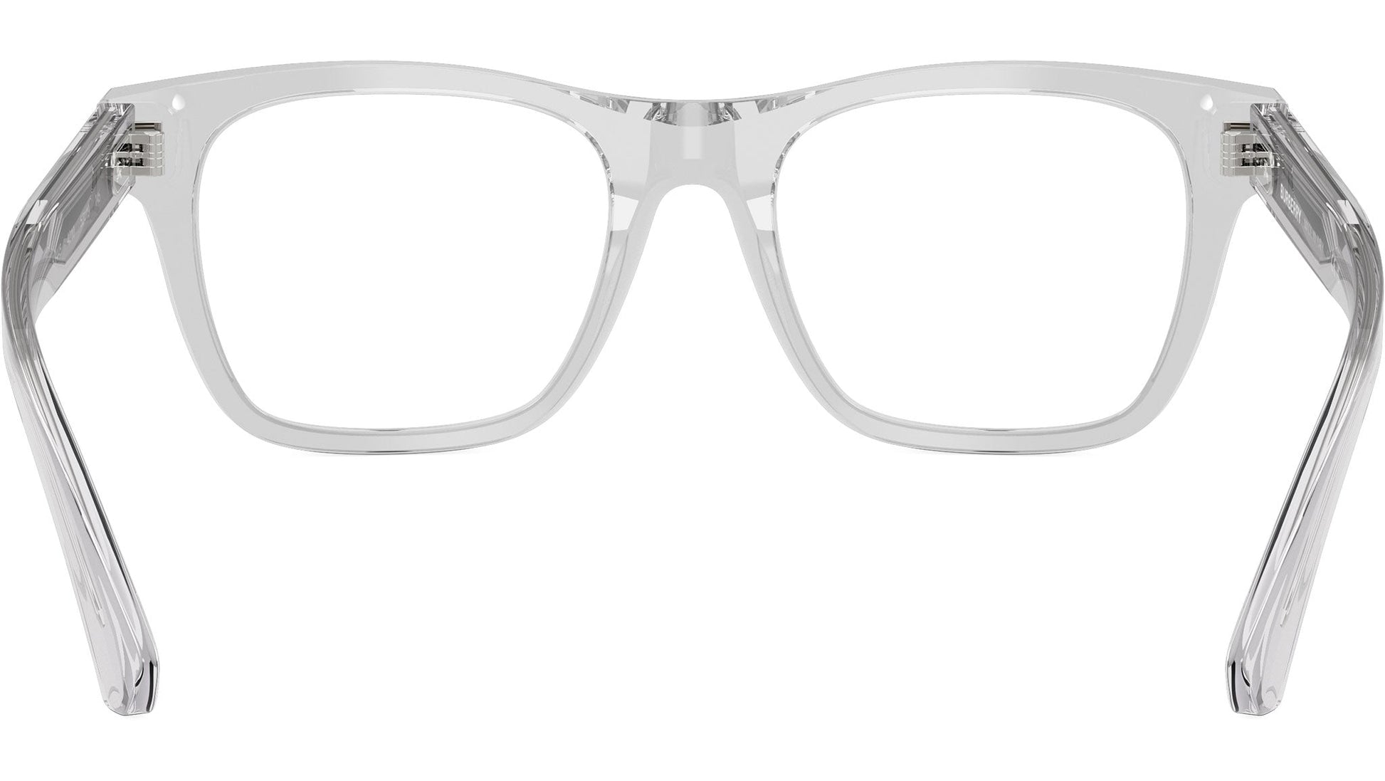 Burberry BE2445 Square Eyeglasses in Demo Lenses With Grey Frame, detail view