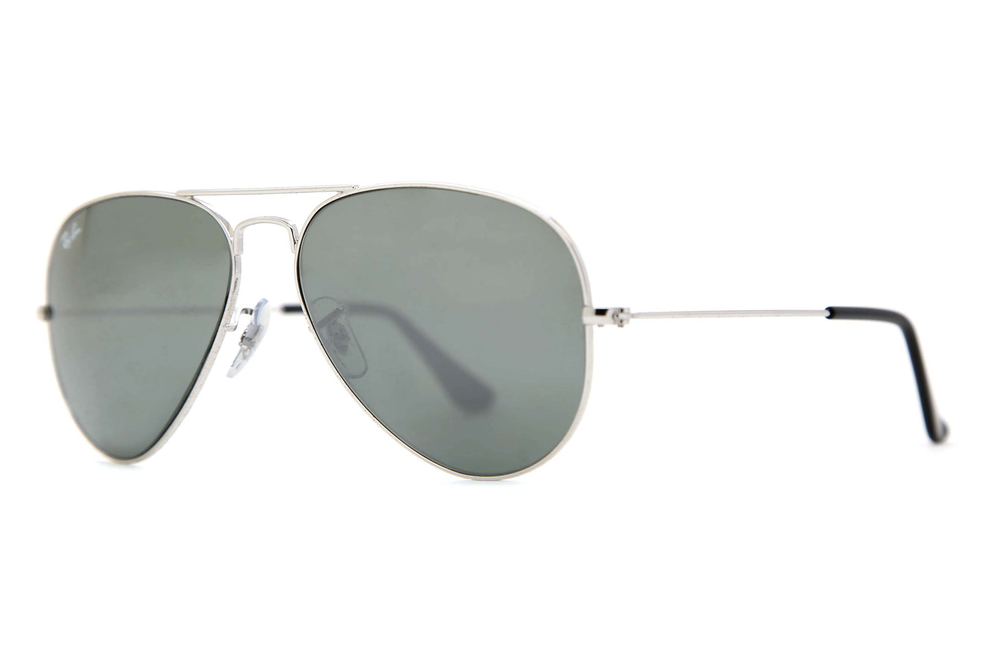 Ray-Ban RB3025I Aviator Sunglasses in Grey Mirror Silver, side view