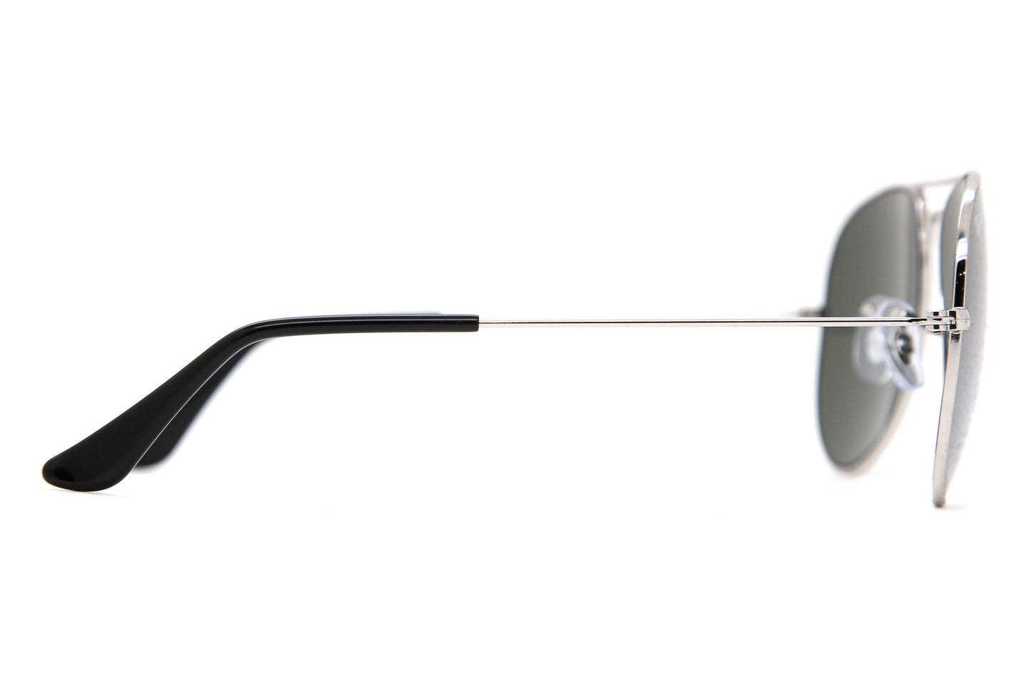 Ray-Ban RB3025I Aviator Sunglasses in Grey Mirror Silver, angle view