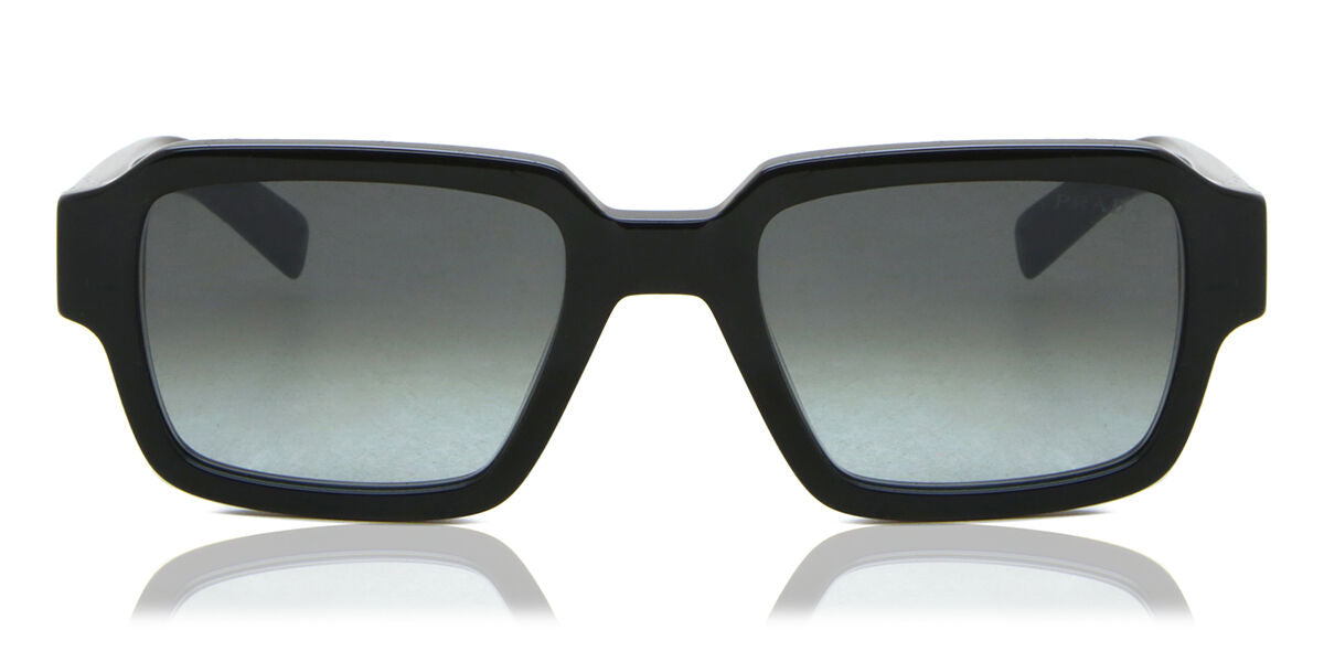 Prada PR02ZS Square Sunglasses in Grey / Black, front view