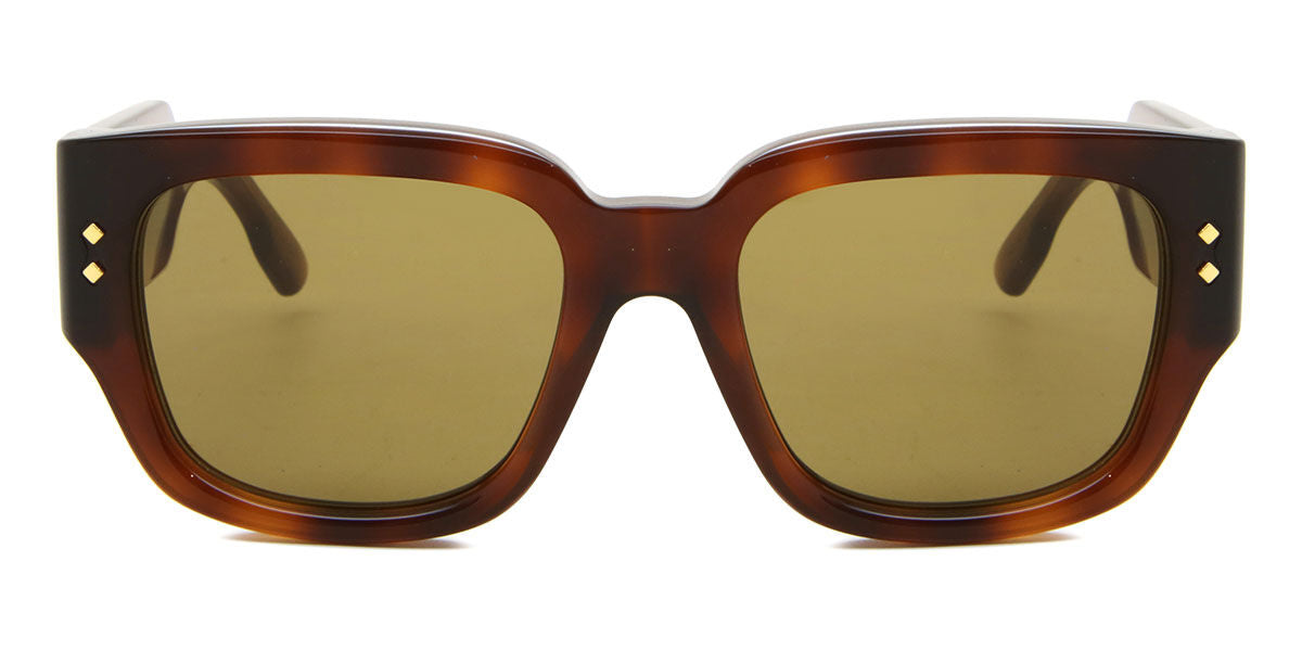 Gucci GG1261S Square Sunglasses in Brown/Havana, angle view