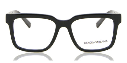 Dolce & Gabbana DG5101 Square Eyeglasses in Black, front view