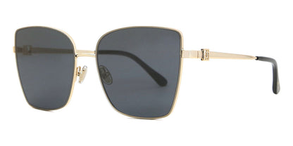 Jimmy Choo VELLA/S Square Sunglasses in Grey Gold, side view